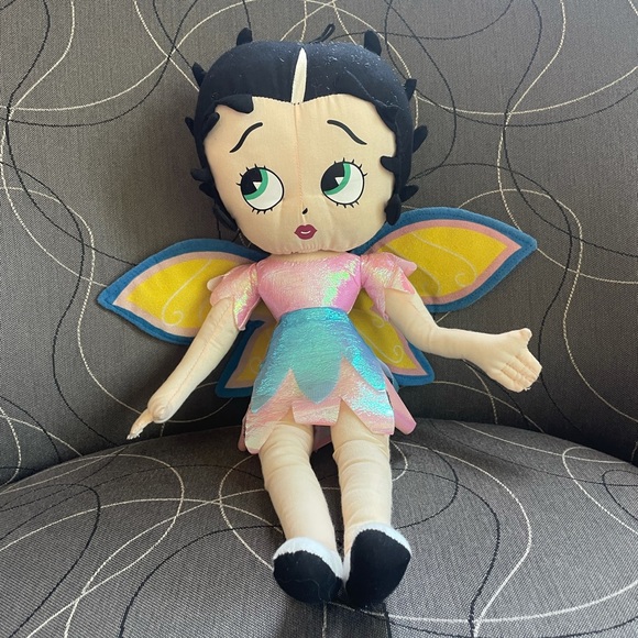 Betty Boop Other - Pink and Blue Dress Betty Boop Fairy Plush 2005